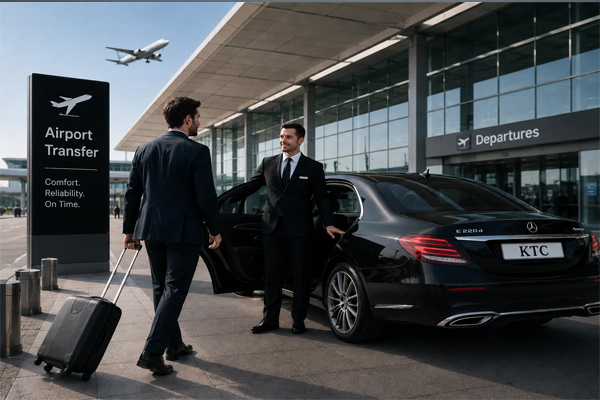 Airport taxi car