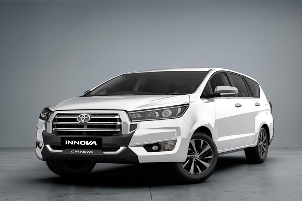 Premium Innova Crysta vehicle